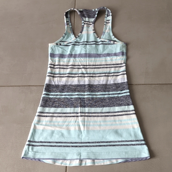 3/$20 Lululemon Striped Racerback Tank Top - Picture 2 of 3